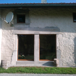 imitation pierre et bois apres creation d' ouverture (1)