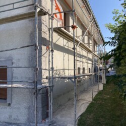 Echaffaudage villa à Béard-Géovreissiat